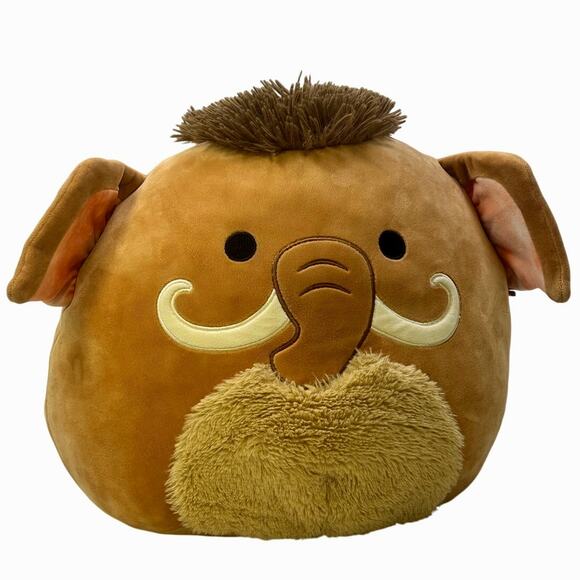 'Chienda the Wooly Mammoth 13"x16" Squishmallow with Tusks - Picture 1 of 9